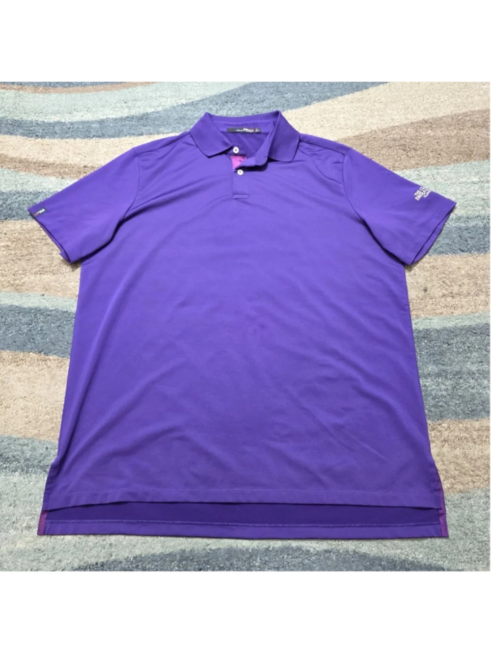 RLX Ralph Lauren Polo Shirt Men’s L Emerald Hills Purple